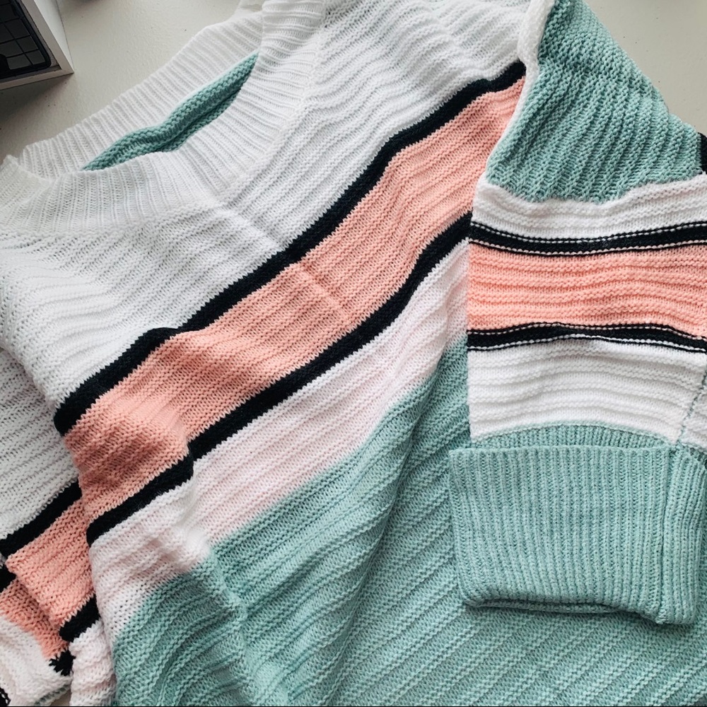 🍁🆕 Oversized Relaxing Sweater Blue - Picture 7 of 7